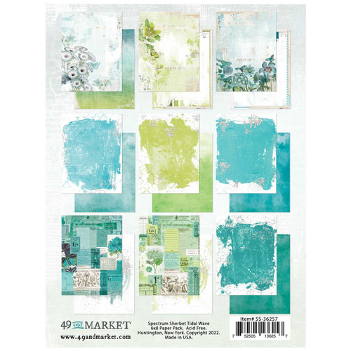 49 And Market Collection Pack 6"X8"-Spectrum SherbetTidal Wave SS36257