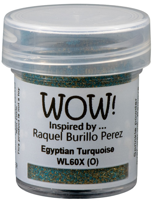 4 Pack WOW! Colour Blends Embossing Powder-Egyptian Turquoise WOWWL-60X - 5056333101957
