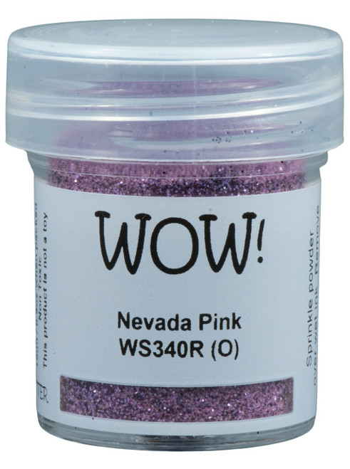 4 Pack WOW! Glitter Embossing Powder-Nevada Pink WOWWS-340R - 5056333103272