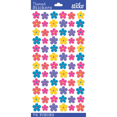 Sticko Themed Stickers-Mini Flowers E5238235 - 015586794083