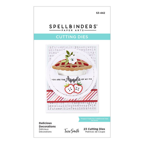 Spellbinders Etched Dies By Tina Smith-Delicious Decorations -Pie Perfection -S3442