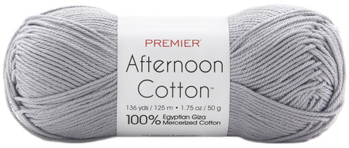 3 Pack - Premier Afternoon Cotton Yarn-Fog - 2011-23 - 840166803462
