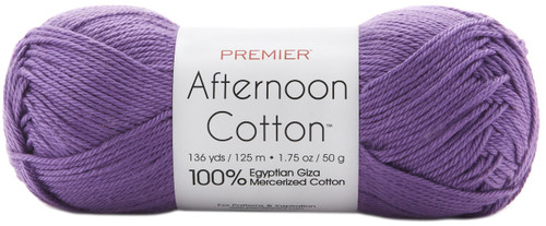 3 Pack - Premier Afternoon Cotton Yarn-Thistle - 2011-10 - 840166803332