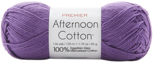 3 Pack Premier Yarns Afternoon Cotton Yarn-Thistle -2011-10 - 840166803332
