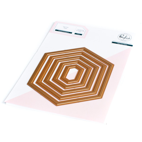 Pinkfresh Studio Hot Foil Plates-Nested Hexagons -PF148222 - 736952874412