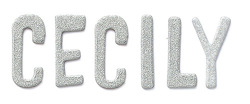3 Pack - Thickers Pow! Glitter Stickers 6"X11" Sheets 2/Pkg-Cecily - Silver - 366295 3 Pack - Thickers Pow! Glitter Stickers 6"X11" Sheets 2/Pkg-Cecily - Silver - 366295
