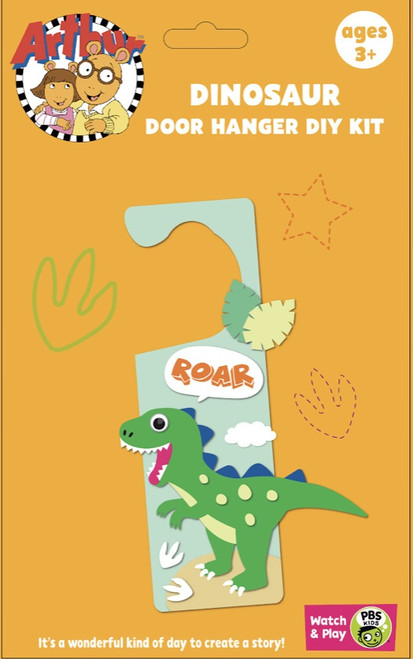 Craft For Kids Imports Door Hanger Kit-Dinosaur DOORHNGR-369 - 670087452971