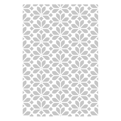 2 Pack Sizzix Multi-Level Textured Impressions Embossing Folder-Flower Power By Jennifer Ogborn 665747