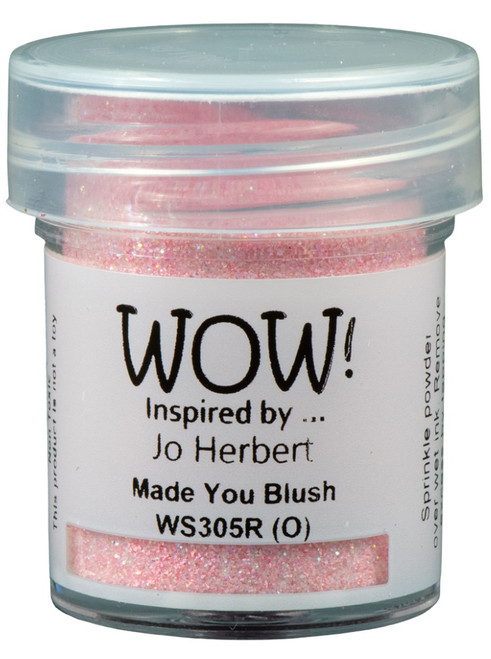 WOW! Glitter Embossing Powder-Made You Blush WOWWS-305R - 50563331022445056333102244