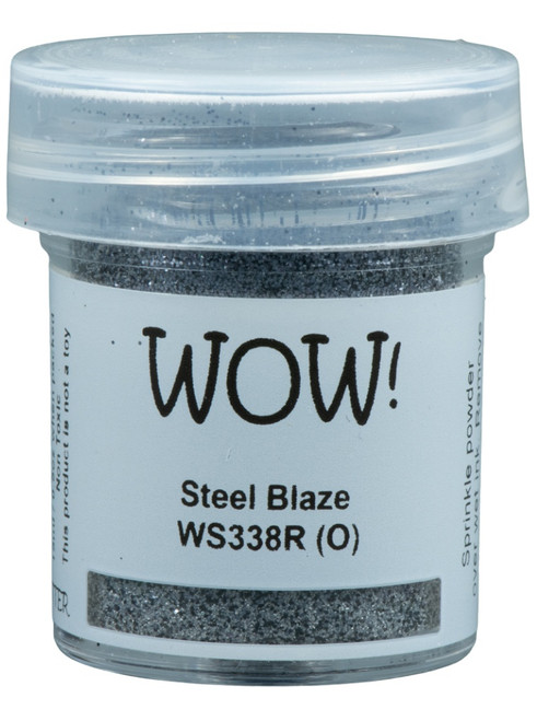 WOW! Glitter Embossing Powder-Steel Blaze WOWWS-338R - 50563331032585056333103258