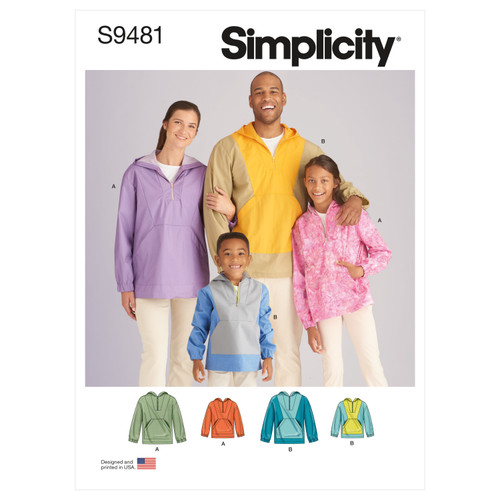 Simplicity Unisex Top Sized for Children, Teens, and Adults-XS L / XS XL -SS9481A - 039363594819