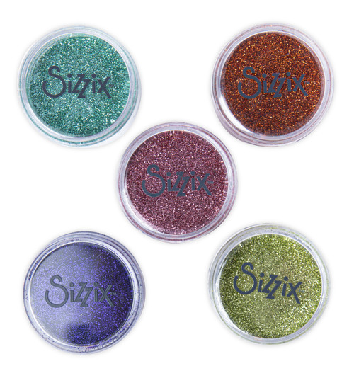 Sizzix Making Essential Biodegradable Fine Glitter 12g-Muted, 5/Pkg 665683
