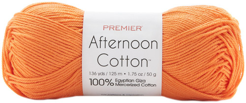 3 Pack - Premier Afternoon Cotton Yarn-Flame - 2011-37 - 840166803608