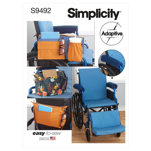 Simplicity Wheelchair Accessories-ONE SIZE SS9492OS - 039363594925
