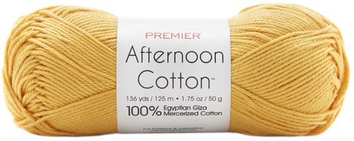 3 Pack Premier Yarns Afternoon Cotton Yarn-Goldenrod -2011-03 - 840166803264