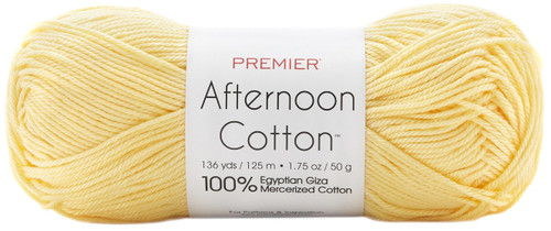 Premier Afternoon Cotton Yarn-Butter - 2011-30 - 840166803530