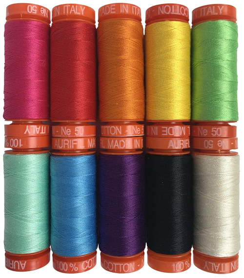 Aurifil Designer Thread Collection-Proud & About By Henrik Muller HM50PA10