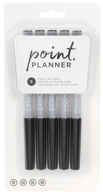 AC Point Planner Fine Line Pens 5/Pkg99001218 - 718813921688