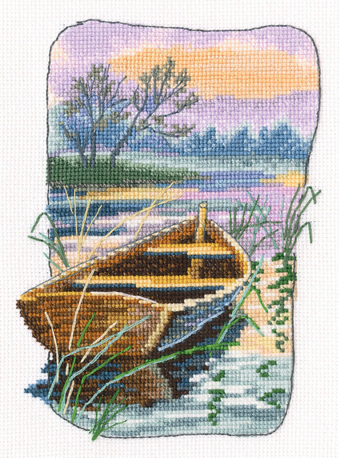 RTO Counted Cross Stitch Kit 4.9"X6.7"-Grandmother's Old Garden VII (16 Count) C350 - 4742022978672