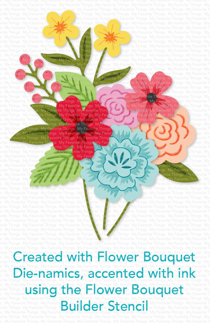 My Favorite Things Die-namics Die-Flower Bouquet -MFT2246