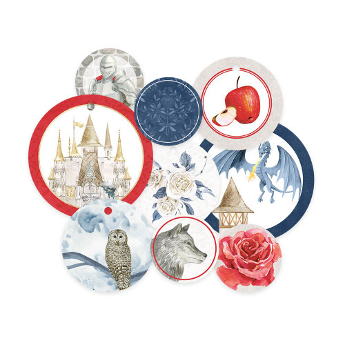 4 Pack - Once Upon A Time Double-Sided Cardstock Tags 9/Pkg-#01 - P13ONC21