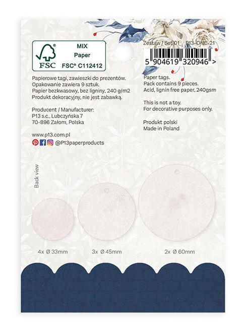 4 Pack - Once Upon A Time Double-Sided Cardstock Tags 9/Pkg-#01 - P13ONC21