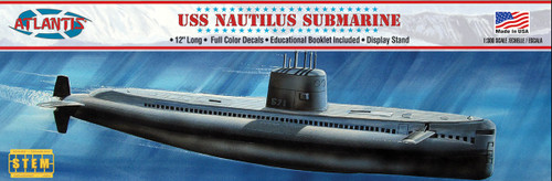 Atlantis Plastic Model Kit-SSN 571 Nautilus Submarine - L750 - 850002740448