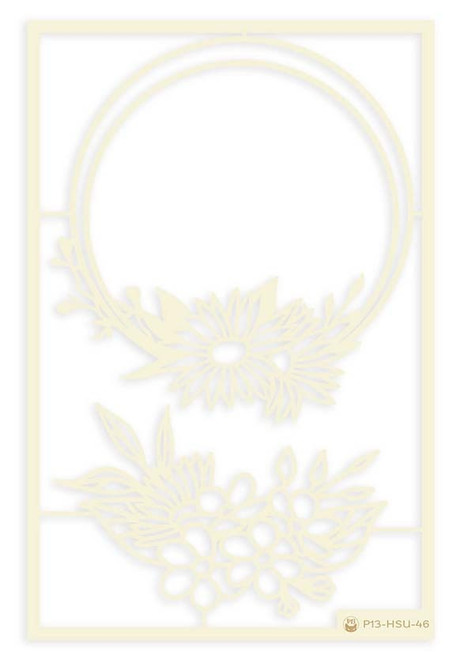 P13 Die-Cut Chipboard Embellishments 4"X6"-Hello Summer #03, 2/Pkg - P13HSU46