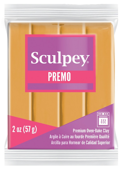 Sculpey Premo Polymer Clay 2oz-Mustard PE02-5011 - 715891501146