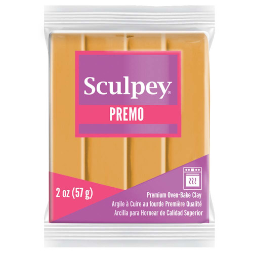 Premo Sculpey Polymer Clay 2oz-Mustard -PE02-5011