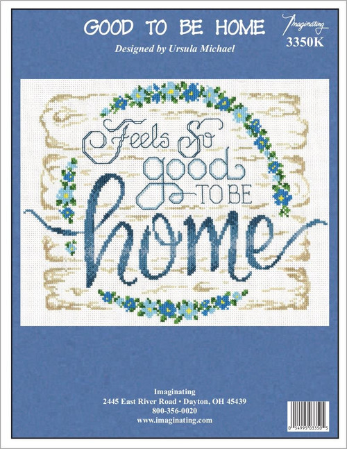 Imaginating Counted Cross Stitch Kit 11"X9"-Good to be Home (14 Count) I3350