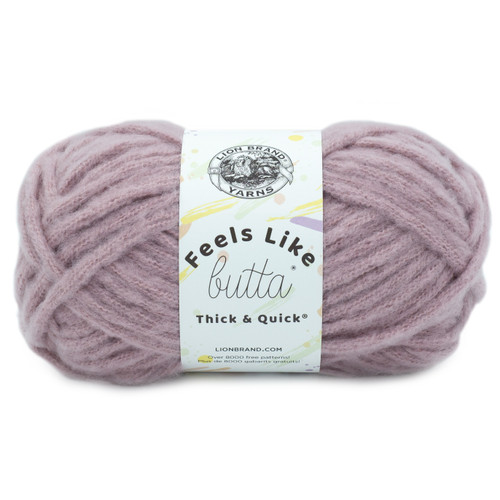 Lion Brand Feels Like Butta Thick & Quick Yarn-Woodrose LB155-139 - 023032097954