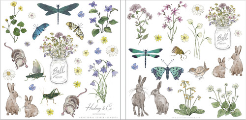 Craft Consortium Double-Sided Paper Pad 12"X12" 40/Pkg-Wildflower Meadow - PAD033 - 50609219303175060921930317