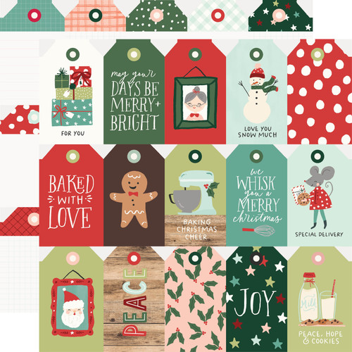 25 Pack Baking Spirits Bright Double-Sided Cardstock 12"X12"-Tags BAKI12-18309 - 810079986156