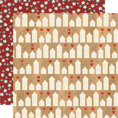 25 Pack Hearth & Holiday Double-Sided Cardstock 12"X12"-Home for Christmas HEHO12-18205 - 810079985203