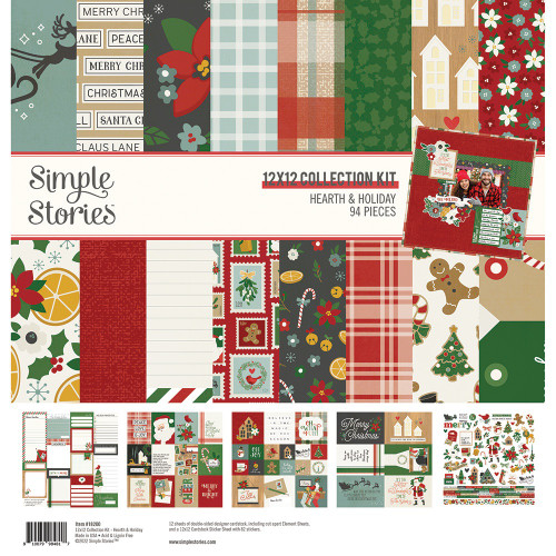 Simple Stories Collection Kit 12"X12"-Hearth & Holiday HEHO8200