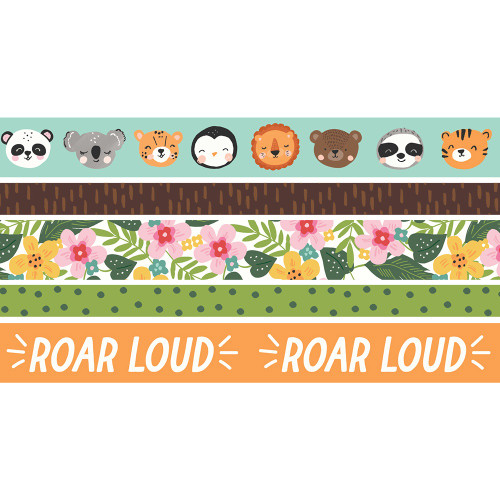 Simple Stories Into The Wild Washi Tape 5/PkgINT17625 - 810079984091