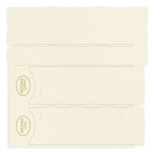 P13 Light Chipboard Decoration Base 12"X12"-Once Upon A Time, Mini Theatre - P13ONC49 P13 Light Chipboard Decoration Base 12"X12"-Once Upon A Time, Mini Theatre - P13ONC49