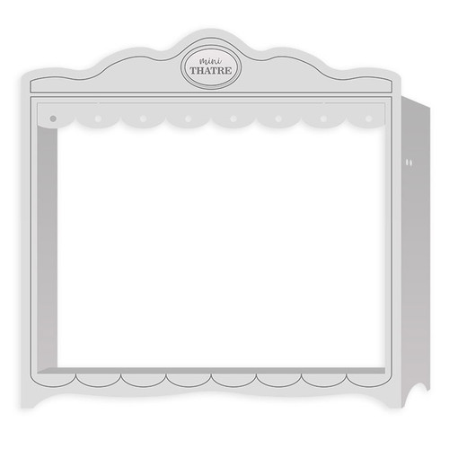 P13 Light Chipboard Decoration Base 12"X12"-Once Upon A Time, Mini Theatre - P13ONC49 P13 Light Chipboard Decoration Base 12"X12"-Once Upon A Time, Mini Theatre - P13ONC49