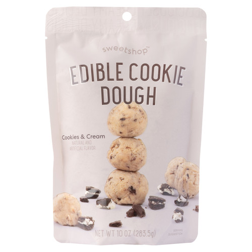 3 Pack Sweethshop Edible Cookie Dough 10oz-Cookies And Cream 34015538 - 718813166485