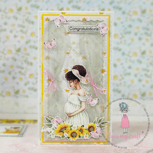 3 Pack - Dress My Craft Transfer Me Sheet A4-Mom To Be #1 - DMCD5524 3 Pack - Dress My Craft Transfer Me Sheet A4-Mom To Be #1 - DMCD5524