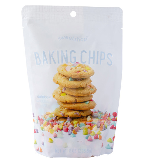 Sweetshop Baking Chips 8oz-Rainbow -34006765 - 718813450638