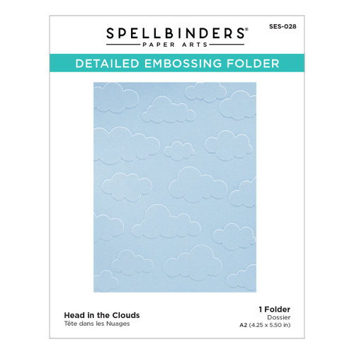 Spellbinders Embossing Folder-Open Road Head In The Clouds SES028 - 812062034592