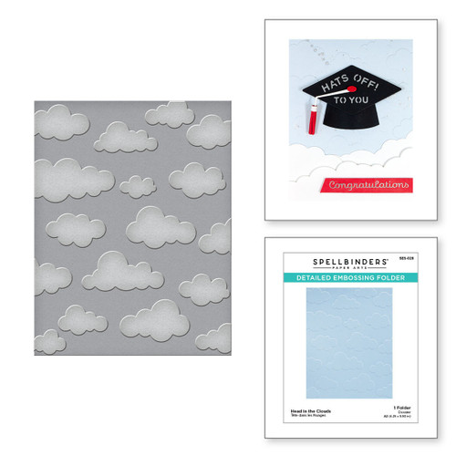 Spellbinders Embossing Folder-Open Road Head In The Clouds - SES028