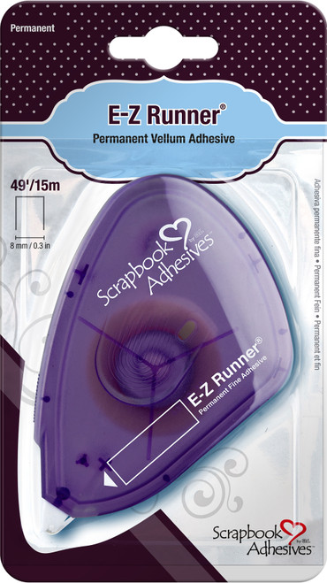 Scrapbook Adhesives E-Z Runner Fine Adhesive-Permanent, .375"X49' - 1643 - 093616016435