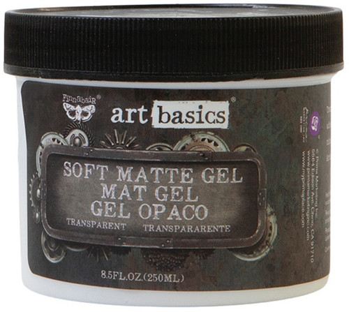 Finnabair Art Basics Soft Matte Gel 8.5oz-Transparent - 961428 - 655350961428