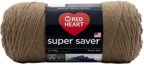 Red Heart Super Saver Yarn-Cafe Latte E300B-360 - 073650788321