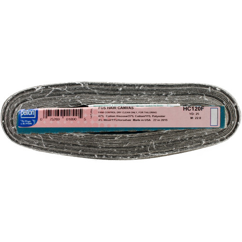 Pellon Fusible Woven Hair Canvas-Natural 21"X25yd - HC120 - 075269018905