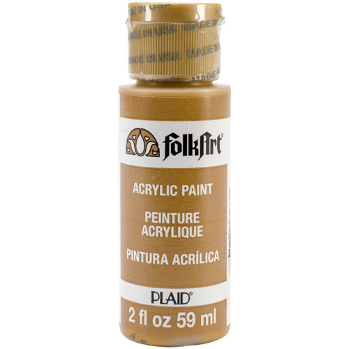 FolkArt Acrylic Paint 2oz-Gilded Oak - FA-2495 - 028995024955