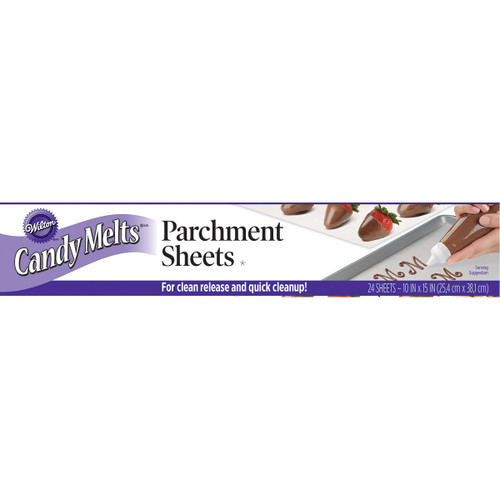Candy Melts Parchment Sheets 24/Pkg-10"X15" -W3226 - 070896132260
